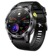 TUTT  Rugged Smartwatch for Men Women | Compass GPS Exercise | AMOLED Metal Dial | 2 Military Straps | Always-On Display Long Battery Life | NX18 Pro
