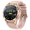 TUTT  Rugged Smartwatch for Men Women | Compass GPS Exercise | AMOLED Metal Dial | 2 Military Straps | Always-On Display Long Battery Life | NX18 Pro