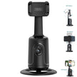 TUTT P1 Selfie Phone Holder Mount | Smart 360° Auto Face Tracking Gimbal Desktop Stabilizer Tripod | Adjustable Lens | No App, Gesture Control | Stable Base Smartphone Live Chat
