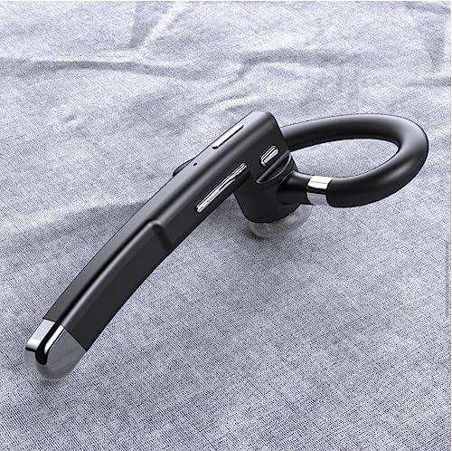 TUTT Professional Wireless Single Stereo Headset with Microphone | Handsfree Noise Cancelling Single Headset with Microphone for Trucker Business Travel Driving