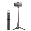 TUTT Q12 Selfie Stick Phone Holder with Fill-light Backlight | Detachable Remote Control | Foldable Rotatable 360