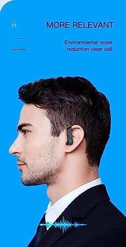 TUTT Right Ear Hook with Microphone BT 5.1+EDR Handsfree Earphones Single Ear Hook HD Call Business | Driving | 15 Hrs Call and Music | iOS Android