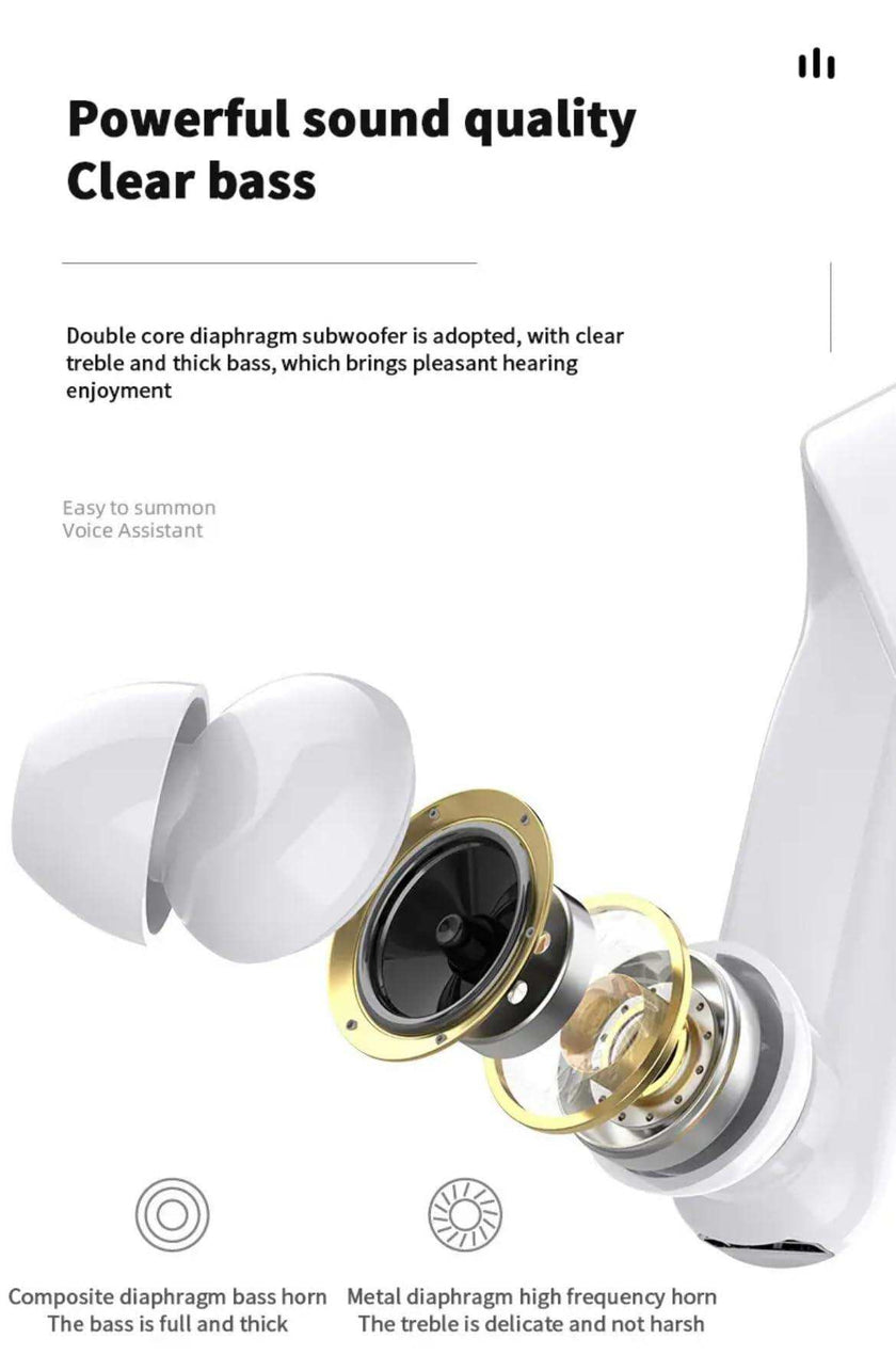 TUTT Right Ear Hook with Microphone BT 5.1+EDR Handsfree Earphones Single Ear Hook HD Call Business | Driving | 15 Hrs Call and Music | iOS Android
