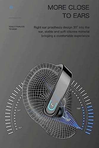 TUTT Right Ear Hook with Microphone BT 5.1+EDR Handsfree Earphones Single Ear Hook HD Call Business | Driving | 15 Hrs Call and Music | iOS Android