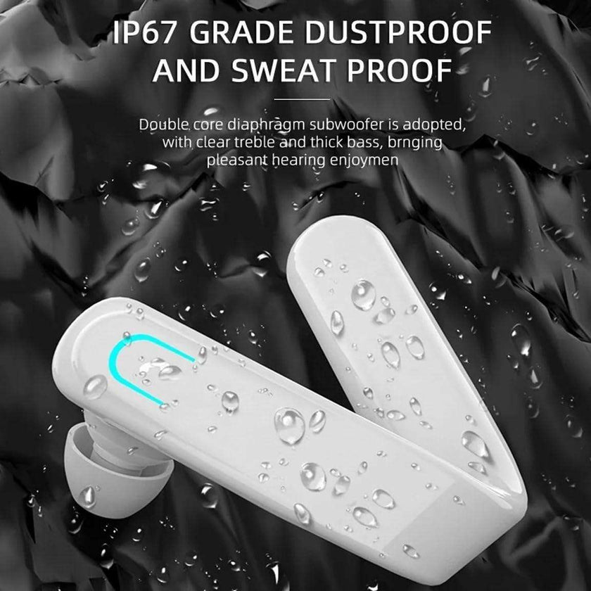 TUTT Right Ear Hook with Microphone BT 5.1+EDR Handsfree Earphones Single Ear Hook HD Call Business | Driving | 15 Hrs Call and Music | iOS Android