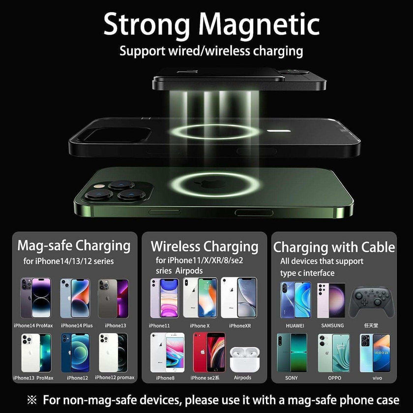 TUTT S11 10,000mAh MagSafe Wireless Power Bank – USB-C PD 20W, LED Display, iPhone Compatibl