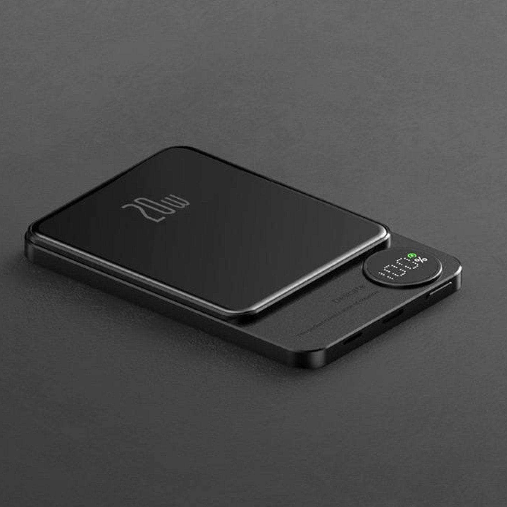 TUTT S11 10,000mAh MagSafe Wireless Power Bank – USB-C PD 20W, LED Display, iPhone Compatibl