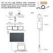 TUTT S2 FHD 14” Dual Portable Laptop Monitor Extender 1080P IPS Built-in Stand and Speakers | Plug and Play | H5 HD Video Conversion Cable | Technical Support Line | for 13