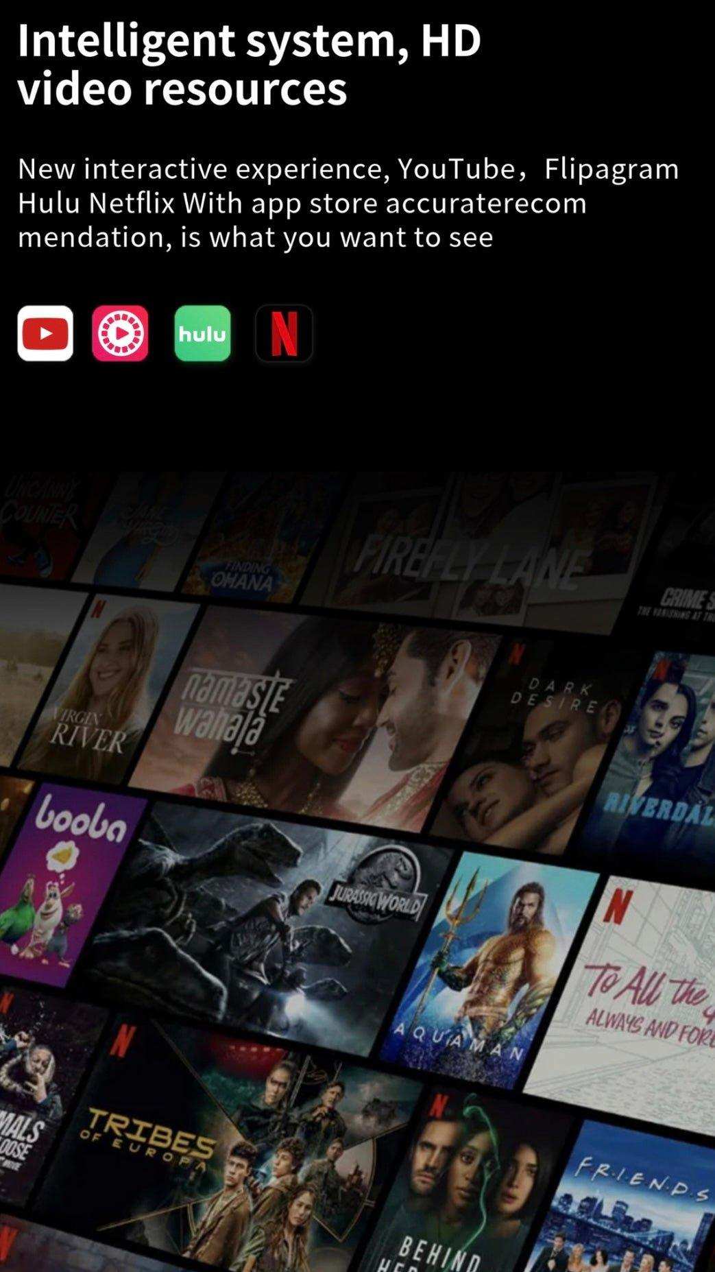 TUTT S24 Ultra Smart Home Theatre Cinematic Projector Auto Focus Keystone & APPs 4K | Android TV WiFi and Bluetooth, Netflix/YouTube Built-in Apps