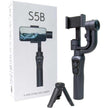 TUTT S5B (Upgraded) 3 Axis Gimbal Stabilizer Automatic Wireless Tripod Selfie Stick with 360° rotation handheld selfies for Smartphone Anti Shake Face Tracking Foldable Video Photo