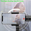 TUTT S5B (Upgraded) 3 Axis Gimbal Stabilizer Automatic Wireless Tripod Selfie Stick with 360° rotation handheld selfies for Smartphone Anti Shake Face Tracking Foldable Video Photo