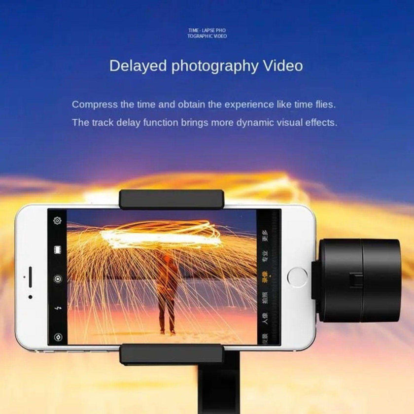 TUTT S5B (Upgraded) 3 Axis Gimbal Stabilizer Automatic Wireless Tripod Selfie Stick with 360° rotation handheld selfies for Smartphone Anti Shake Face Tracking Foldable Video Photo