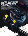 TUTT S730 Wireless Earbuds Bluetooth V5.0 Earbuds Built-in Mic Bluetooth Headphones in-Ear Stereo Wireless Earphones with Charging Case Waterproof Headset Ear Buds for Sport Running Business