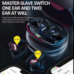 TUTT S730 Wireless Earbuds Bluetooth V5.0 Earbuds Built-in Mic Bluetooth Headphones in-Ear Stereo Wireless Earphones with Charging Case Waterproof Headset Ear Buds for Sport Running Business