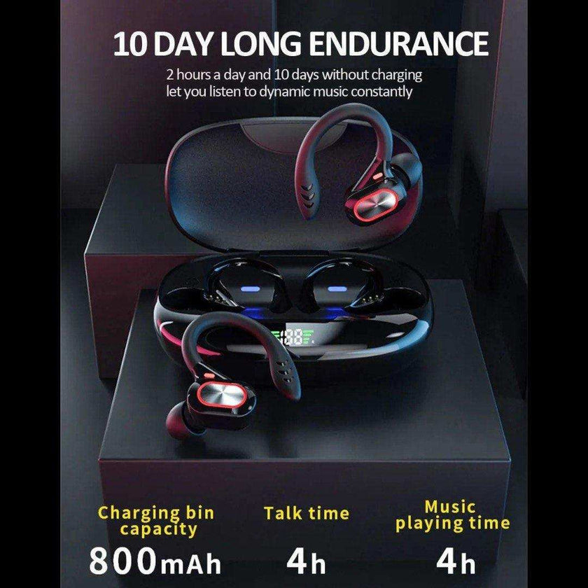 TUTT S730 Wireless Earbuds Bluetooth V5.0 Earbuds Built-in Mic Bluetooth Headphones in-Ear Stereo Wireless Earphones with Charging Case Waterproof Headset Ear Buds for Sport Running Business
