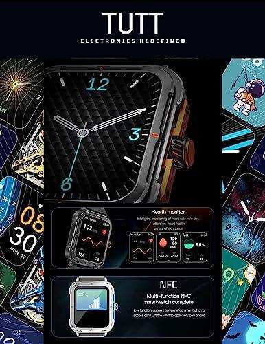 TUTT S8  Men Women Activity Fitness Tracker Pedometer SmartWatch NFC 1.9