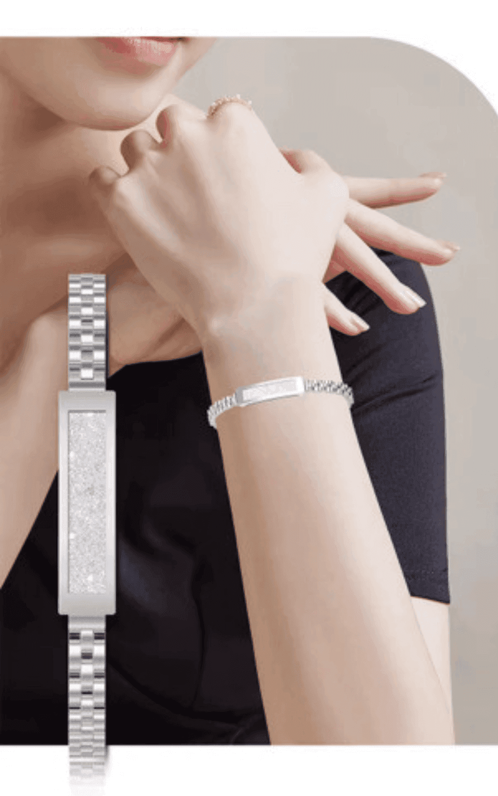 TUTT Smart Bracelet Fitness Sleep Tracker Waterproof IP68 Li8 | App Control for Women