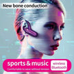 TUTT Sports Earphones Bluetooth Headphones with ENC Microphone Bone Conduction Wireless Headset for Workouts and Running, 10 Hours of Music, Casque sans fil à Conduction osseuse