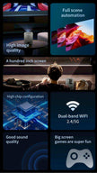 TUTT T12 Pro 4K Gaming Projector Home Theatre Wifi & Bluetooth, 600ANSI Native Auto Focus Home Theater Smart Project Up to 150” Premium Accessories