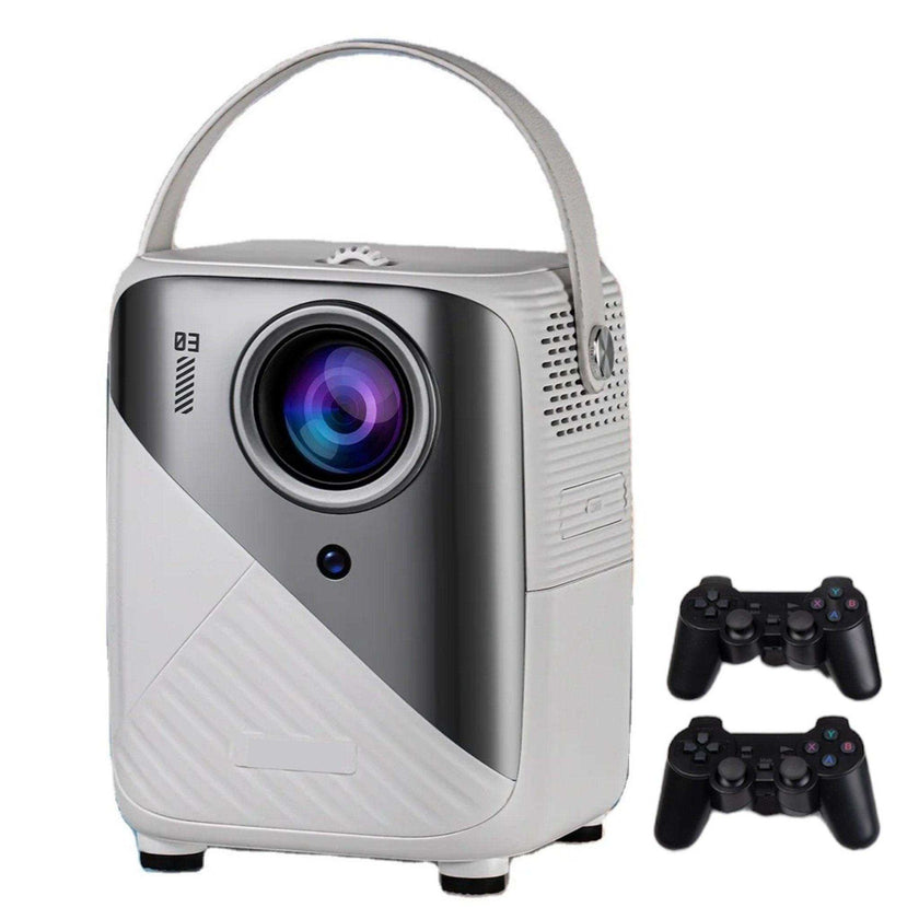 TUTT T12 Pro 4K Gaming Projector Home Theatre Wifi & Bluetooth, 600ANSI Native Auto Focus Home Theater Smart Project Up to 150” Premium Accessories