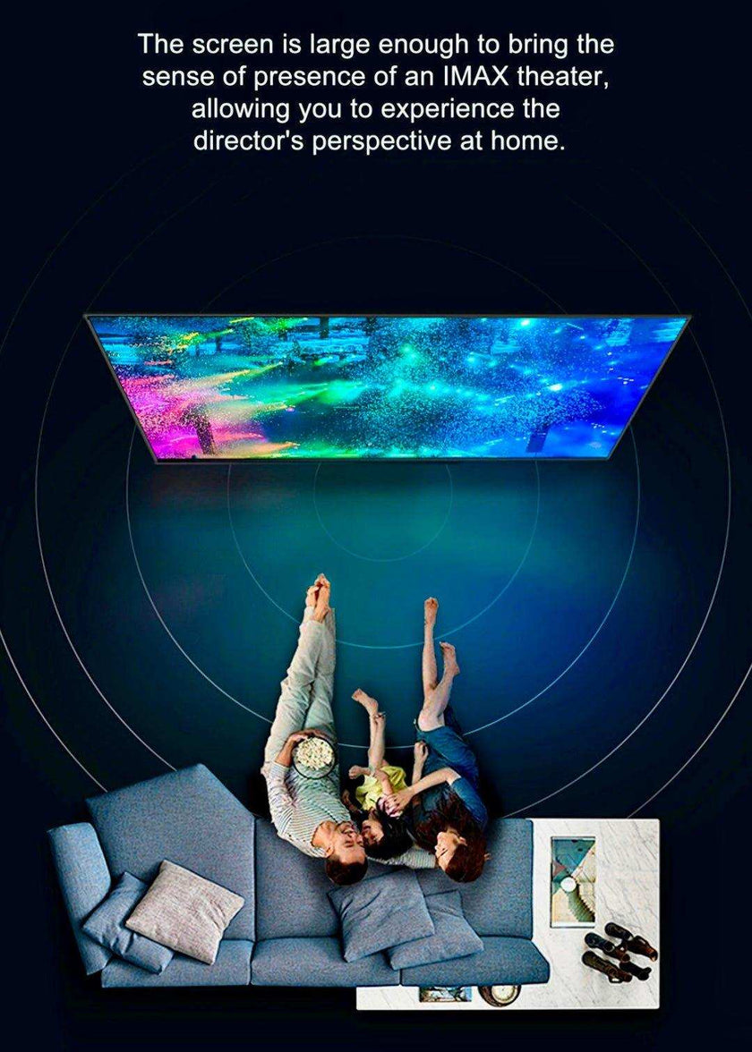 TUTT T12 Pro 4K Gaming Projector Home Theatre Wifi & Bluetooth, 600ANSI Native Auto Focus Home Theater Smart Project Up to 150” Premium Accessories