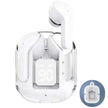 TUTT T6 BT 5.3 Earbuds True Wireless Headset Stereo Headphones In Ear Earphone With Digital Display and Transparent Case. Dual Microphone with Active Noise Cancelling Technology