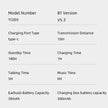 TUTT T6 BT 5.3 Earbuds True Wireless Headset Stereo Headphones In Ear Earphone With Digital Display and Transparent Case. Dual Microphone with Active Noise Cancelling Technology