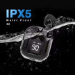 TUTT T6 BT 5.3 Earbuds True Wireless Headset Stereo Headphones In Ear Earphone With Digital Display and Transparent Case. Dual Microphone with Active Noise Cancelling Technology