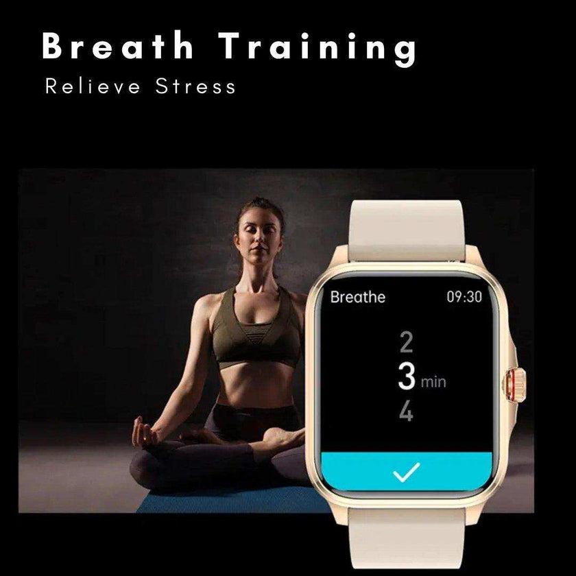 TUTT Classic Smartwatch 1.91” HD Dial | Pedometer Health and Fitness Tracking | Smart Watch For Women and Men | 2 Straps Steel & Rubber T9