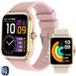 TUTT Classic Smartwatch 1.91” HD Dial | Pedometer Health and Fitness Tracking | Smart Watch For Women and Men | 2 Straps Steel & Rubber T9