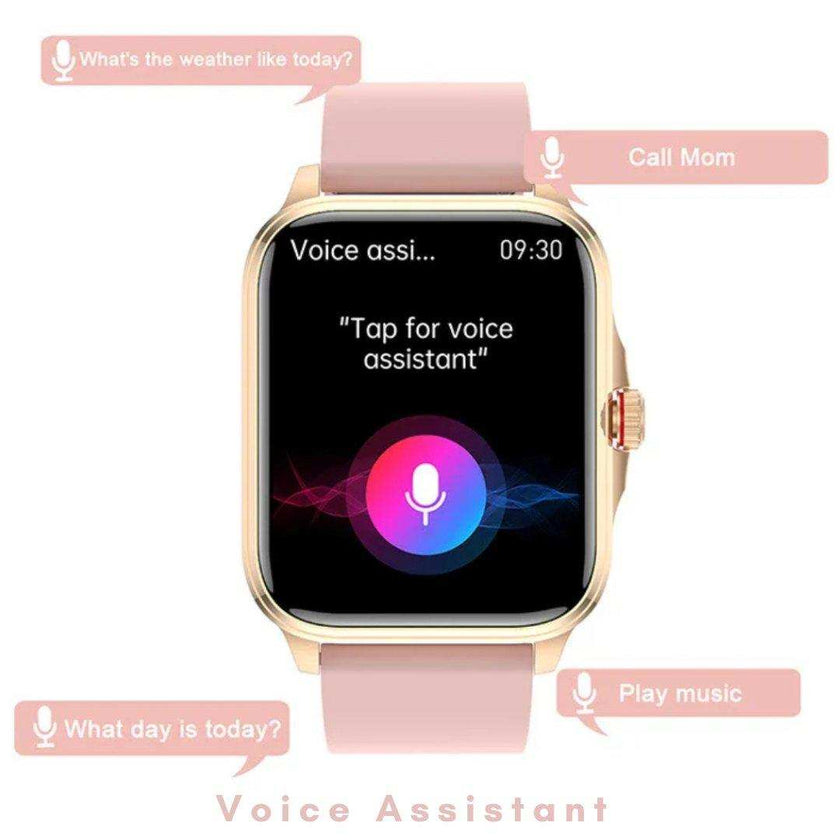 TUTT Classic Smartwatch 1.91” HD Dial | Pedometer Health and Fitness Tracking | Smart Watch For Women and Men | 2 Straps Steel & Rubber T9