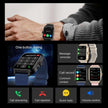 TUTT Classic Smartwatch 1.91” HD Dial | Pedometer Health and Fitness Tracking | Smart Watch For Women and Men | 2 Straps Steel & Rubber T9
