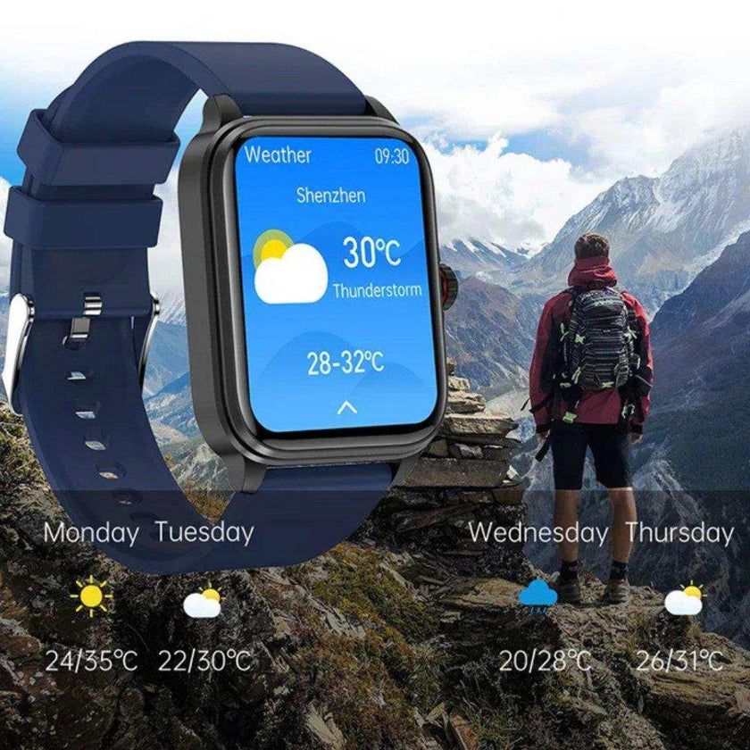 TUTT Classic Smartwatch 1.91” HD Dial | Pedometer Health and Fitness Tracking | Smart Watch For Women and Men | 2 Straps Steel & Rubber T9