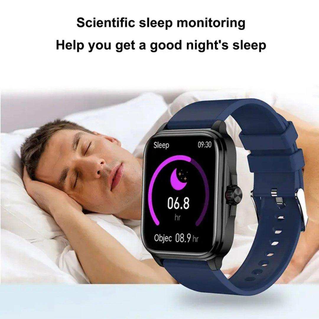 TUTT Classic Smartwatch 1.91” HD Dial | Pedometer Health and Fitness Tracking | Smart Watch For Women and Men | 2 Straps Steel & Rubber T9