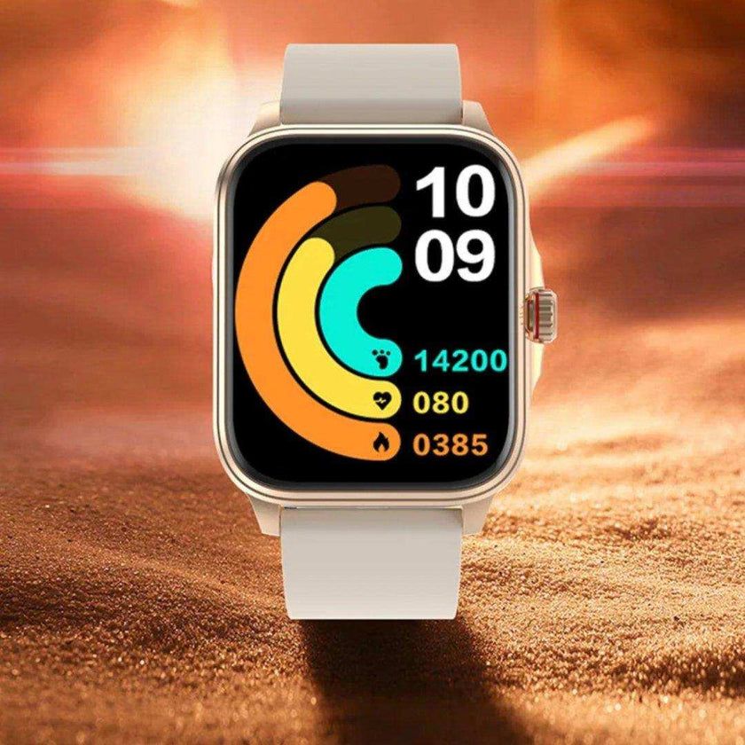 TUTT Classic Smartwatch 1.91” HD Dial | Pedometer Health and Fitness Tracking | Smart Watch For Women and Men | 2 Straps Steel & Rubber T9