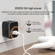 TUTT Travel & Charging Kit | 10000mah Power Bank | Universal Travel Adapter 3 Global Plugs | Wireless Charging | 65 & 30W Charger 3 in 1 Cable | Waterproof Hard Shell Bag EU,UK,AUS