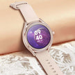 TUTT Classic Smartwatch for Women AMOLED  1.28” | Health & Fitness Tracker | Always On Display | 150 cubic Zirconia | Two Straps V66 Smart Watch (Silicone and Metal)