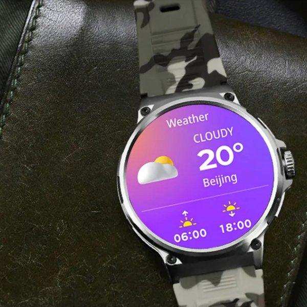 TUTT Military Smartwatch For Men | Metal Case  HD 1.85'' Large Round Screen | 710mah Battery Health & Fitness Smart Watch (3) Straps  V69