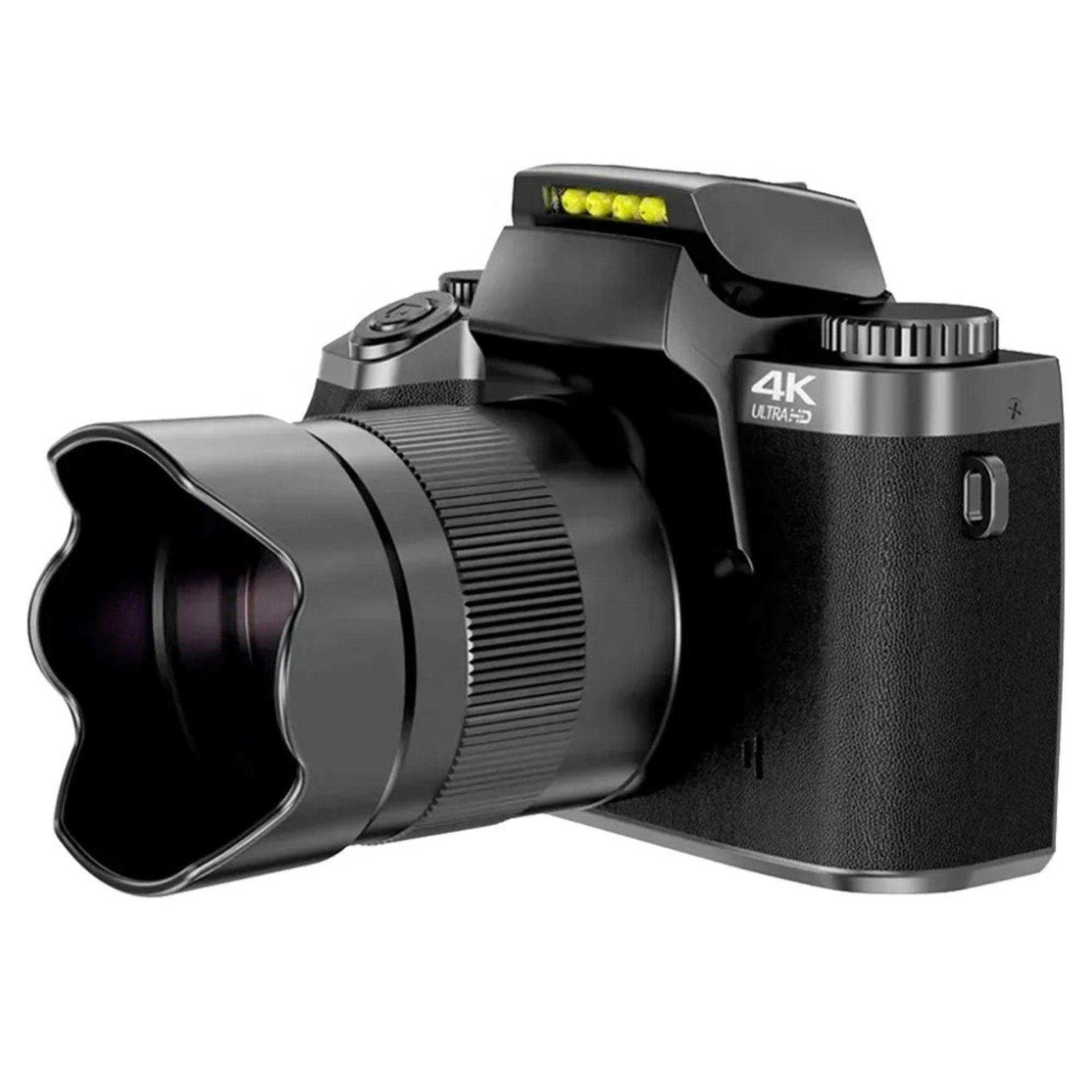 TUTT 64MP Digital Camera and Camcorder 4K/60fps Mirrorless | Dual Camera for Selfie Vlogging W5 | Premium Combo + 128GB SanDisk