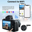 TUTT 64MP Digital Camera and Camcorder 4K/60fps Mirrorless | Dual Camera for Selfie Vlogging W5 | Premium Combo + 128GB SanDisk