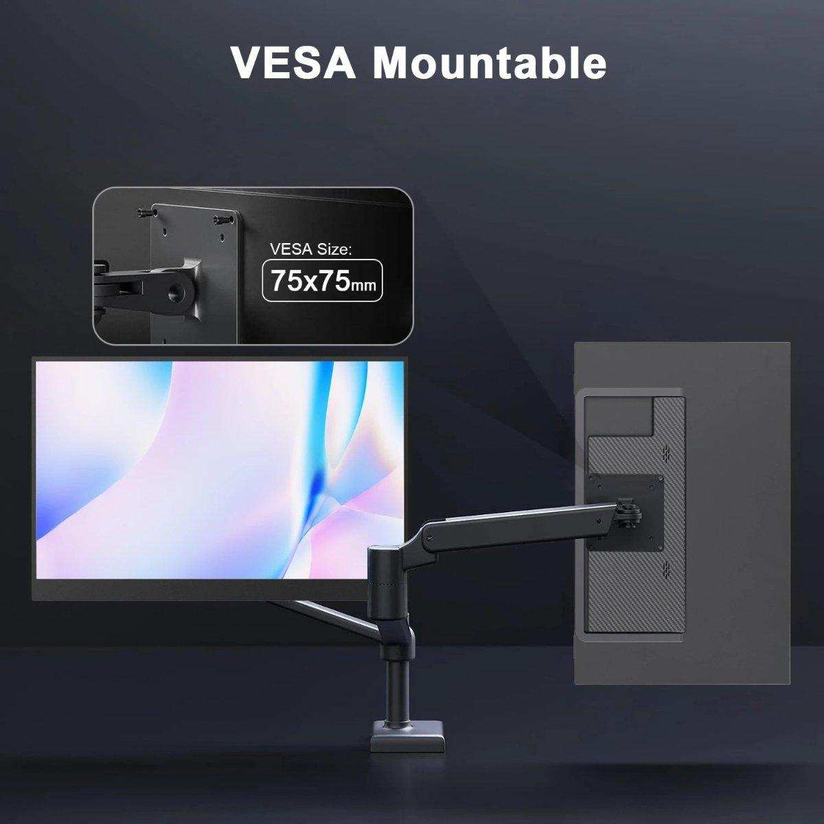 TUTT Wireless 15.6 inch Portable Monitor FHD IPS USB-C HDMI with Kickstand & VESA | Speaker and Stand All Devices