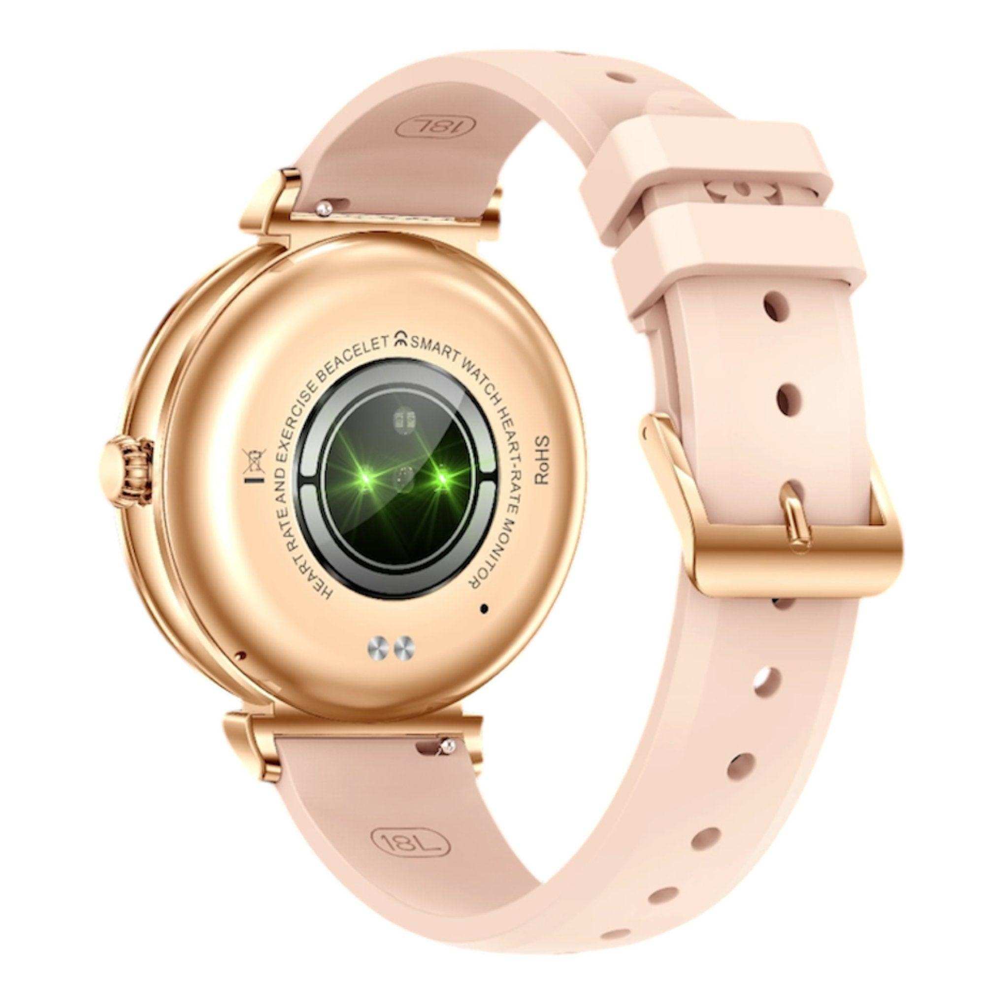 TUTT Women’s Smart Watch | Slim & Stylish Design 1.27” HD Dial | Waterproof | AI Voice Assistant | Women’s Health & Sports Tracker Smartwatch | W1 2 Strap