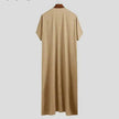 Fashionable and Elegant Tuxedo Malaysian Man Shirt Arab  Robe Moroccan Men's Jalabiya
