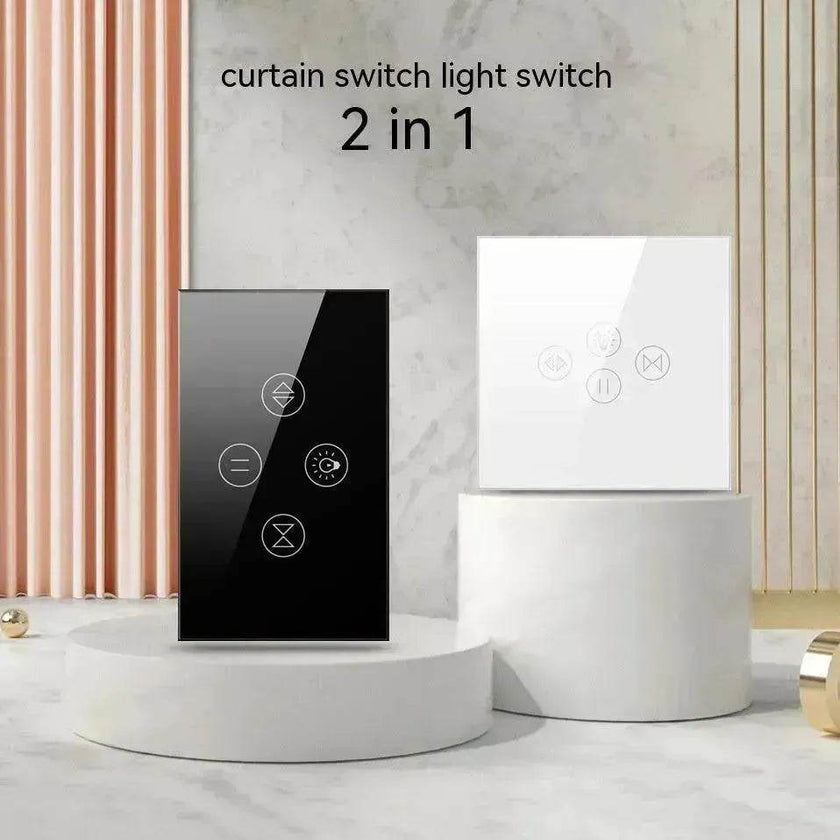 Tuya Smart WiFi Roller Shutter Curtain Light Wall Switch Voice Control Work With Alexa