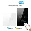 Tuya Smart WiFi Roller Shutter Curtain Light Wall Switch Voice Control Work With Alexa