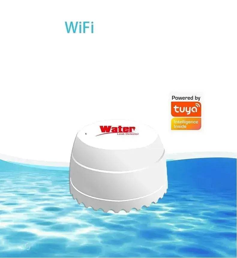 Tuya WiFi Smart Leakage  Sensor Alarm Home Overflow Flood Detector With Buzzer