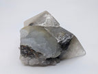 Twin Point Dogtooth Calcite with Dendritic Inclusions and Sugar Sphalerite