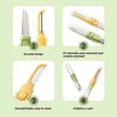 Two-in-one Portable Home Folding Double Head Fruit Knife Peeler