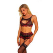 Two-tone lace lingerie