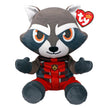 Ty Marvel Rocket Raccoon Floppy Plush 8